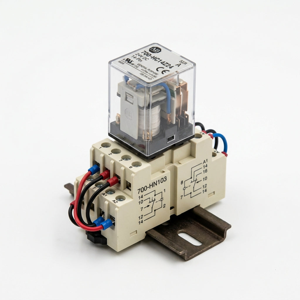 Allen Bradley 700-hn 103+700-hc14z24 socket de relé