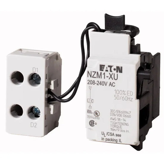 NZM1-XU110-130DC Bobina mínima tensión 120VCD block T Tamaño 1