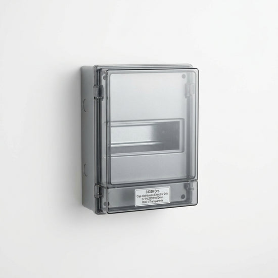 31350 Oro Caja distribución Empotrar 24M 373Hx283Wx97Dmm IP40 V/Transparente