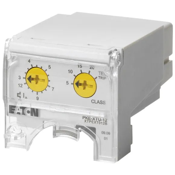 PKE-XTU-12 Unidad de disparo de guardamotor electrónico Rango 3-12A IP20.