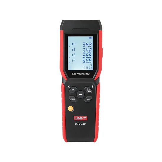 Termometro digital 4 canales sonda termopar 7 tipos display LCD pres. ±0.2+0.5°C