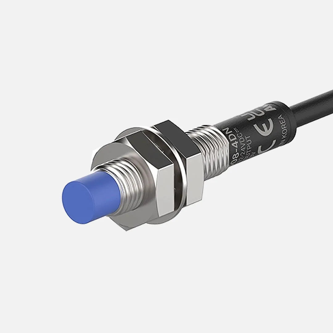 PRD08-4DN Sensor inductivo M08 SN Ext 4mm No rasante 3 hilos 24VCD NPN NA