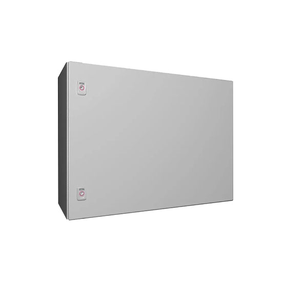 AX Gabinete mural de chapa de acero 1P 600Hx800Wx300Dmm RAL7035 IP66 NEMA 4