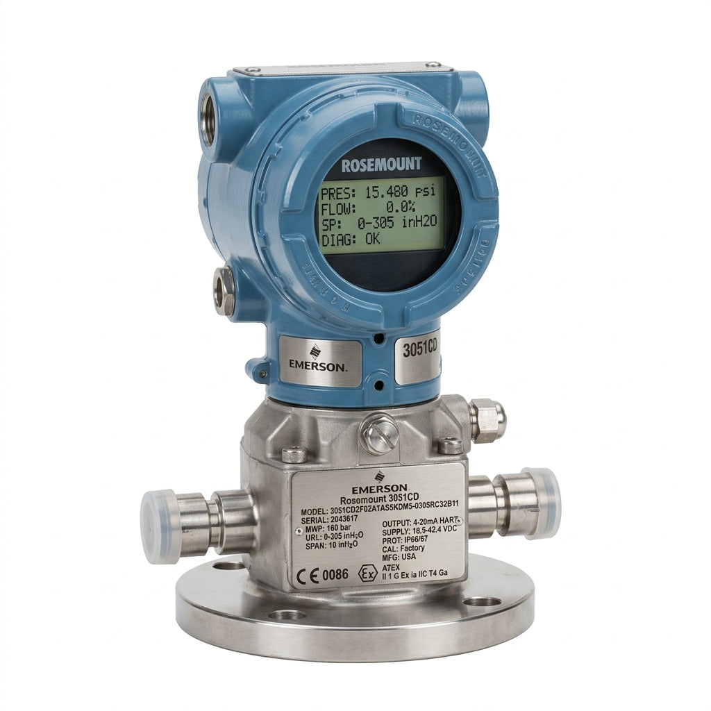 EMERSON 3051CD2F02A1AS5KDM5-0305RC32B11 Transmisor de presión diferencial