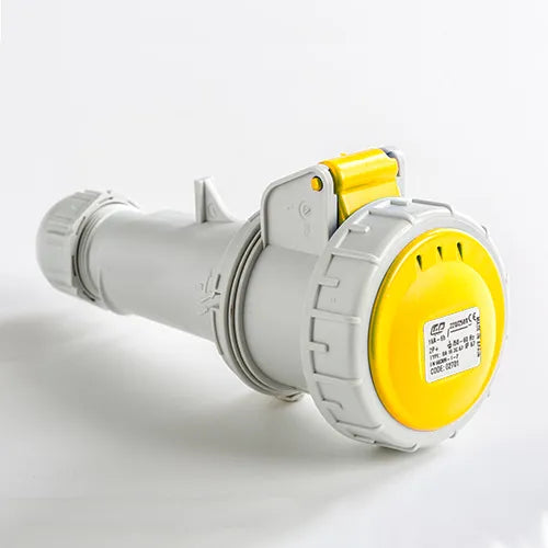 Base aérea 16A 2P+T 120VCA 4h Amarillo IP66-IP67