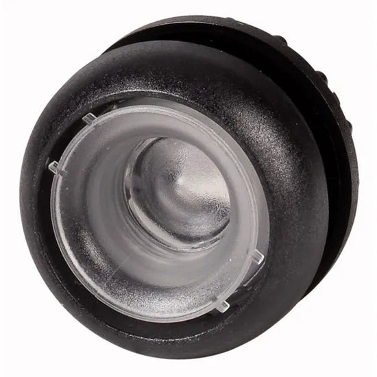 M22S-DL-X Botón pulsador sin placa iluminado Plano B/negro 22mm Momentáneo