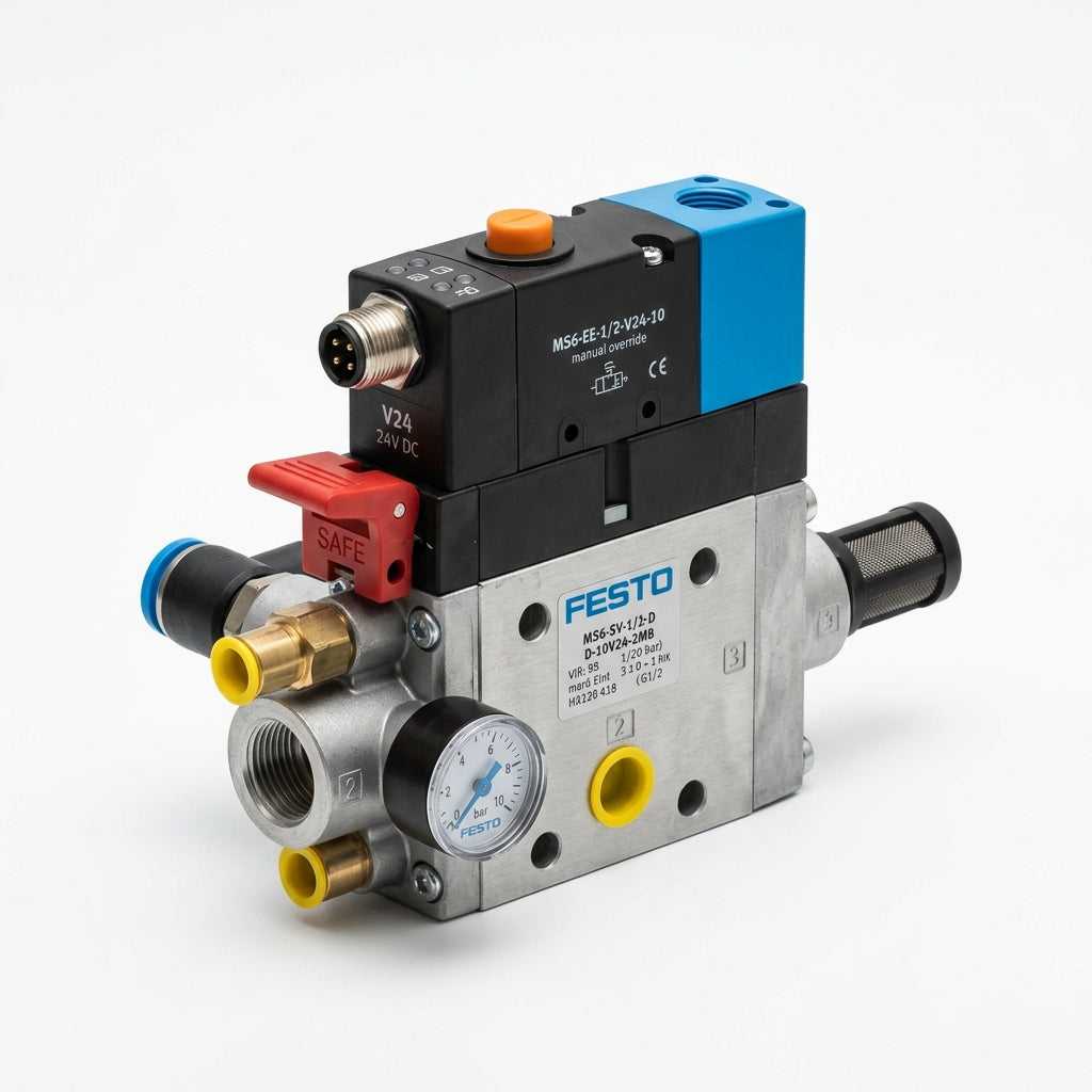 FESTO MS6-SV-1/2-D-10V24-2M8