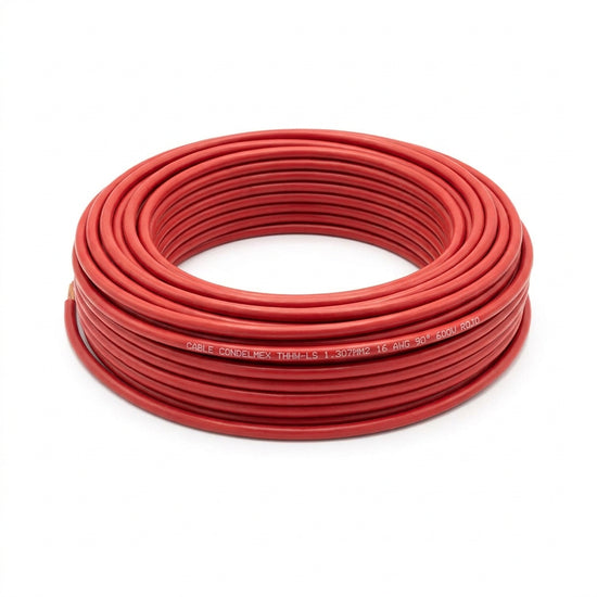 CABLE CONDELMEX THHW-LS 1.307MM2 16 AWG 90° 600V ROJO