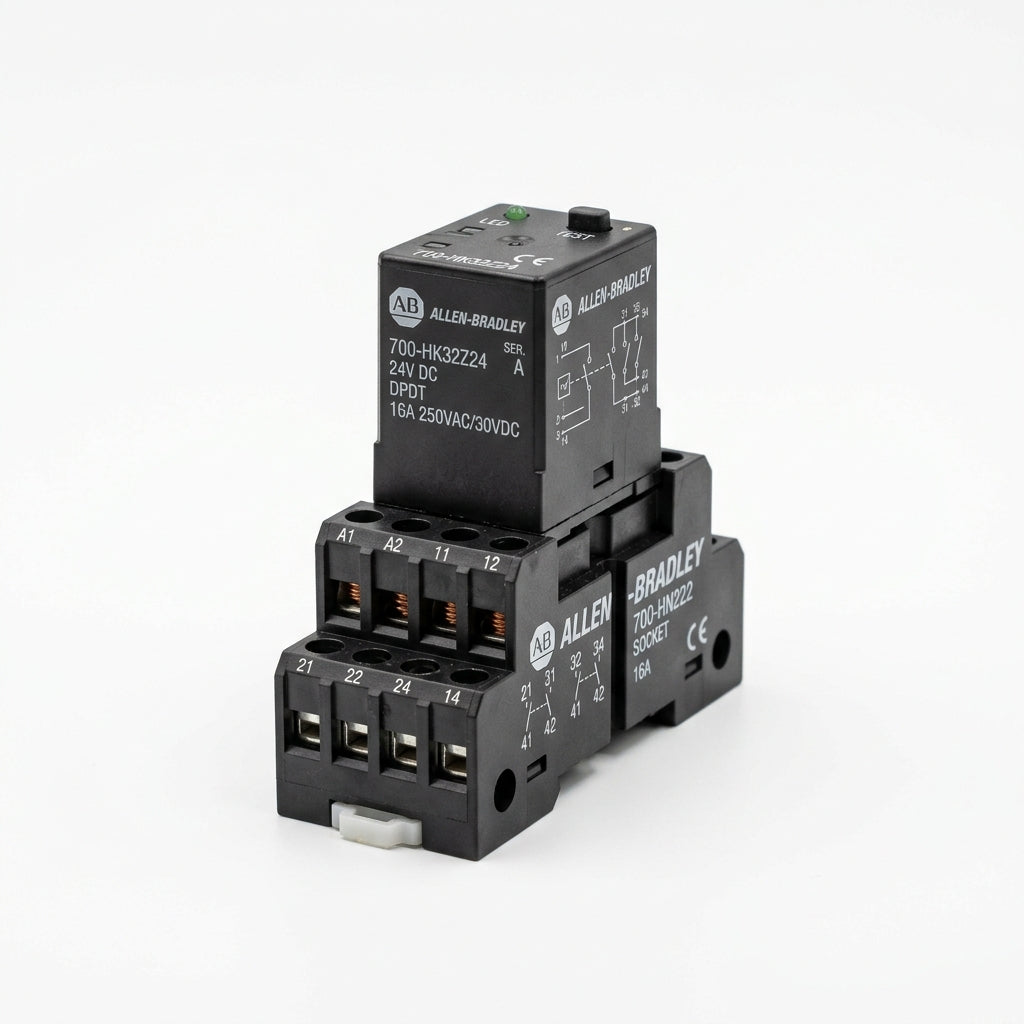 Allen Bradley 700 Hk32z24 4+700 Hn222 relé