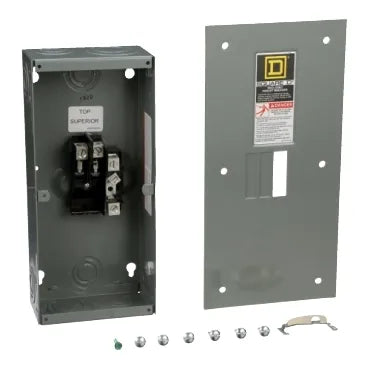 Centro de carga, Gabinete 333Hx149Wx86.4Dmm emp. + ITM 1P 100A NEMA1