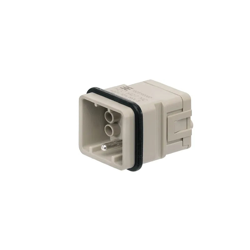 HDC HQ 7 MC Inserto macho híbrido C/Crimpada 7P + PE 10A 400V Grupo 1