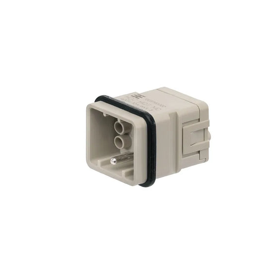 HDC HQ 7 MC Inserto macho híbrido C/Crimpada 7P + PE 10A 400V Grupo 1