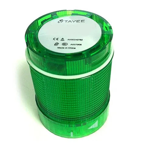 Módulo luminoso LED de Ø70mm Luz intermitente 24VAC/DC Verde