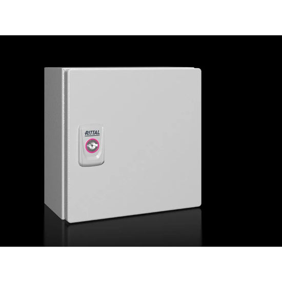 KX E-Box Caja pequeña de chapa de acero 200Hx200Wx120Dmm IP66 RAL7035