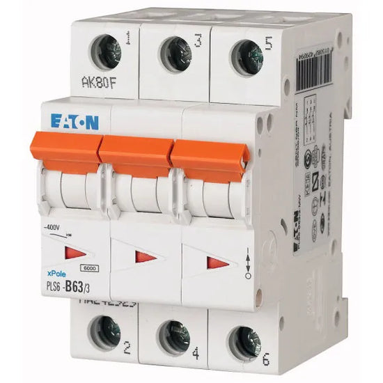 PLS6-C63/3-MW Xpole Interruptor termomagnético (ITM) 3P 63A 6kA Curva C