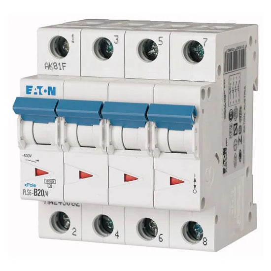 PLS6-C20/3N-MW Xpole Interruptor termomagnético (ITM) 3P+N 20A 6kA Curva C