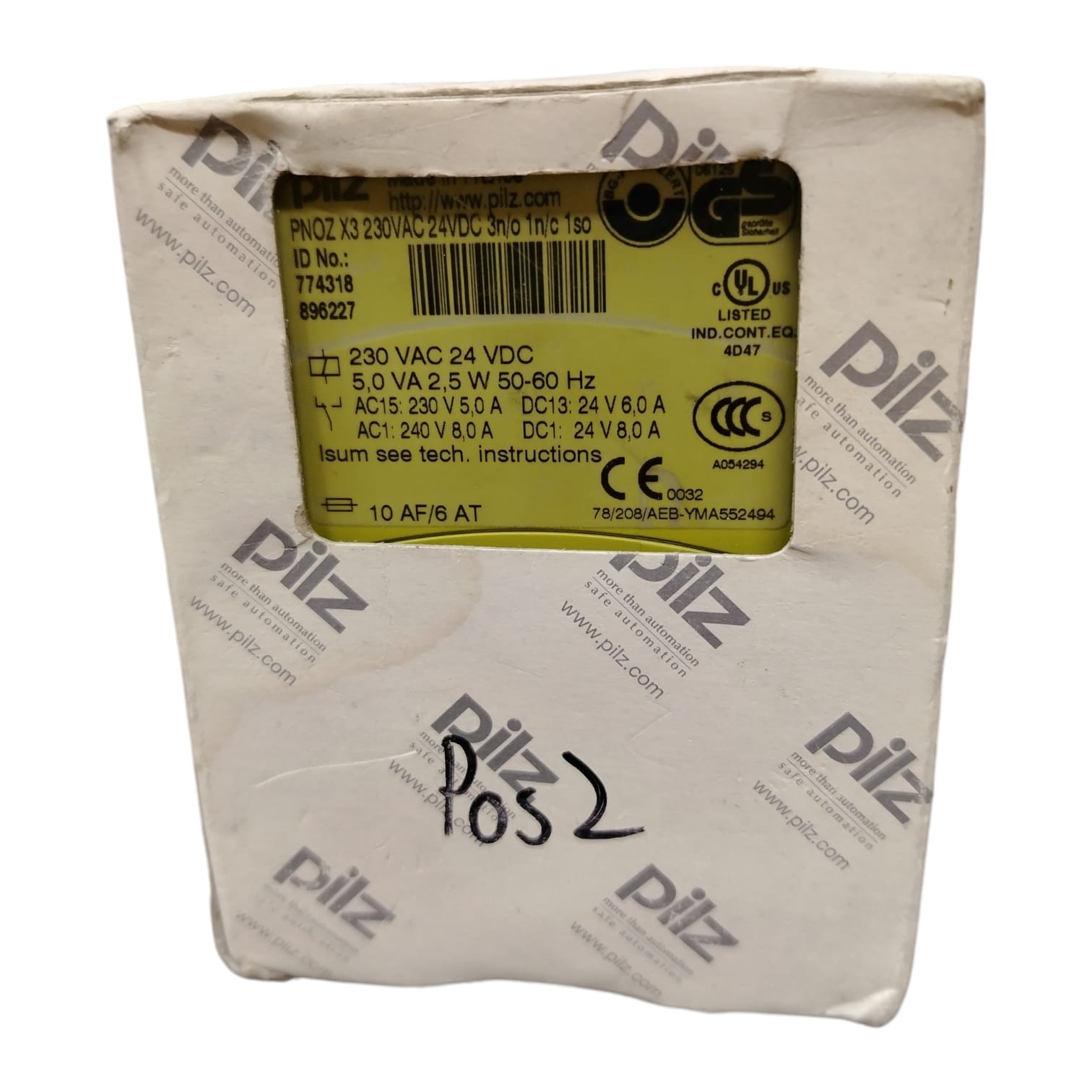 PILZ PNOZ X3 RELÉVADOR