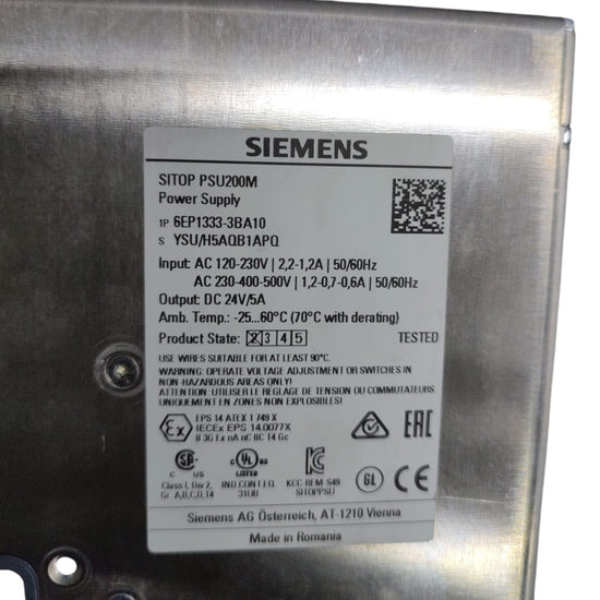 Siemens 6EP1333-3BA10 Sitop fuente de alimentación