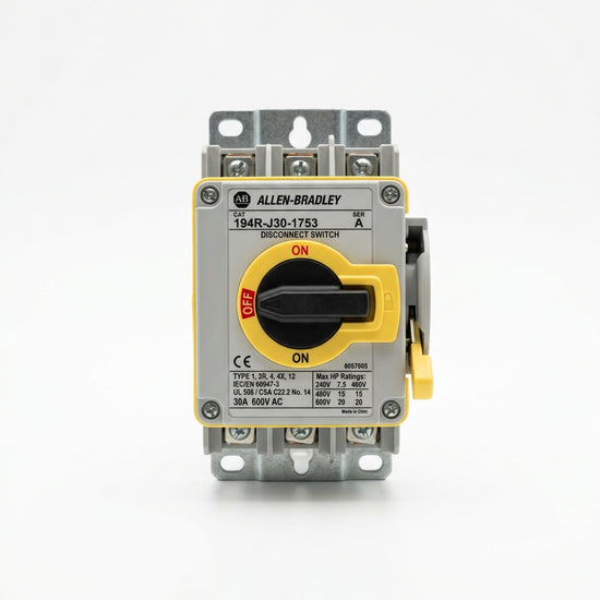 ALLEN BRADLEY 194R-J30-1753 INTERRUPTOR DE DESCONEXIÓN