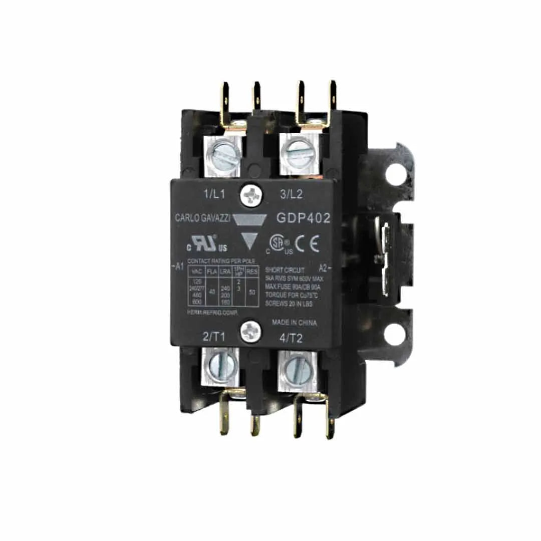CONTACTOR PROP DEFINIDO 220VCA 2PST-NO 2P 40A 20HP 600V M/PANEL