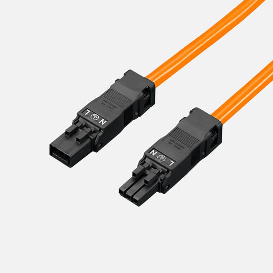 SZ Cable de alimentación de paso 3 polos 3 metros naranja ENEC. UL 100-240VCA 1p