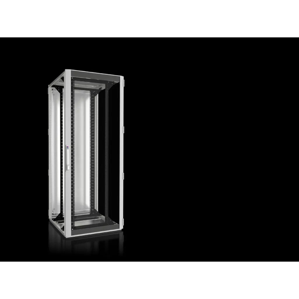 TS IT Armario de red con puerta transparente Chapa De Acero 2000Hx800Wx800Dmm