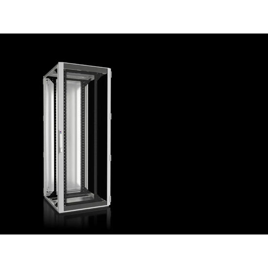 TS IT Armario de red con puerta transparente Chapa De Acero 2000Hx800Wx800Dmm