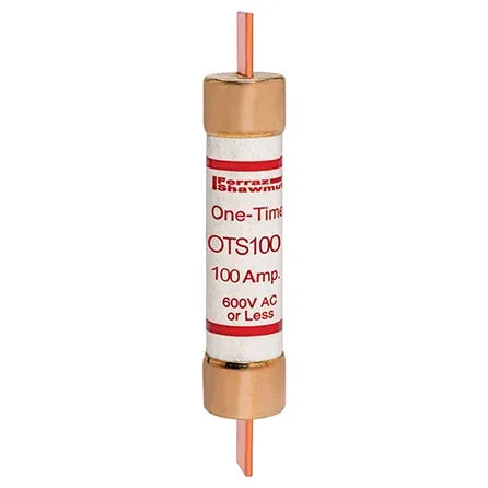Fusible de accion rapida Clase K5 100A 600 VAC 300 VDC 50kA AC 20kA DC