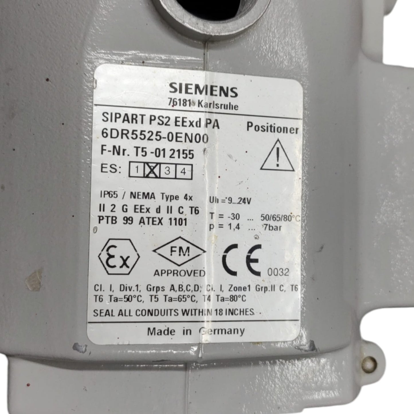 Siemens 6dr5525-0en00 regulador de posición