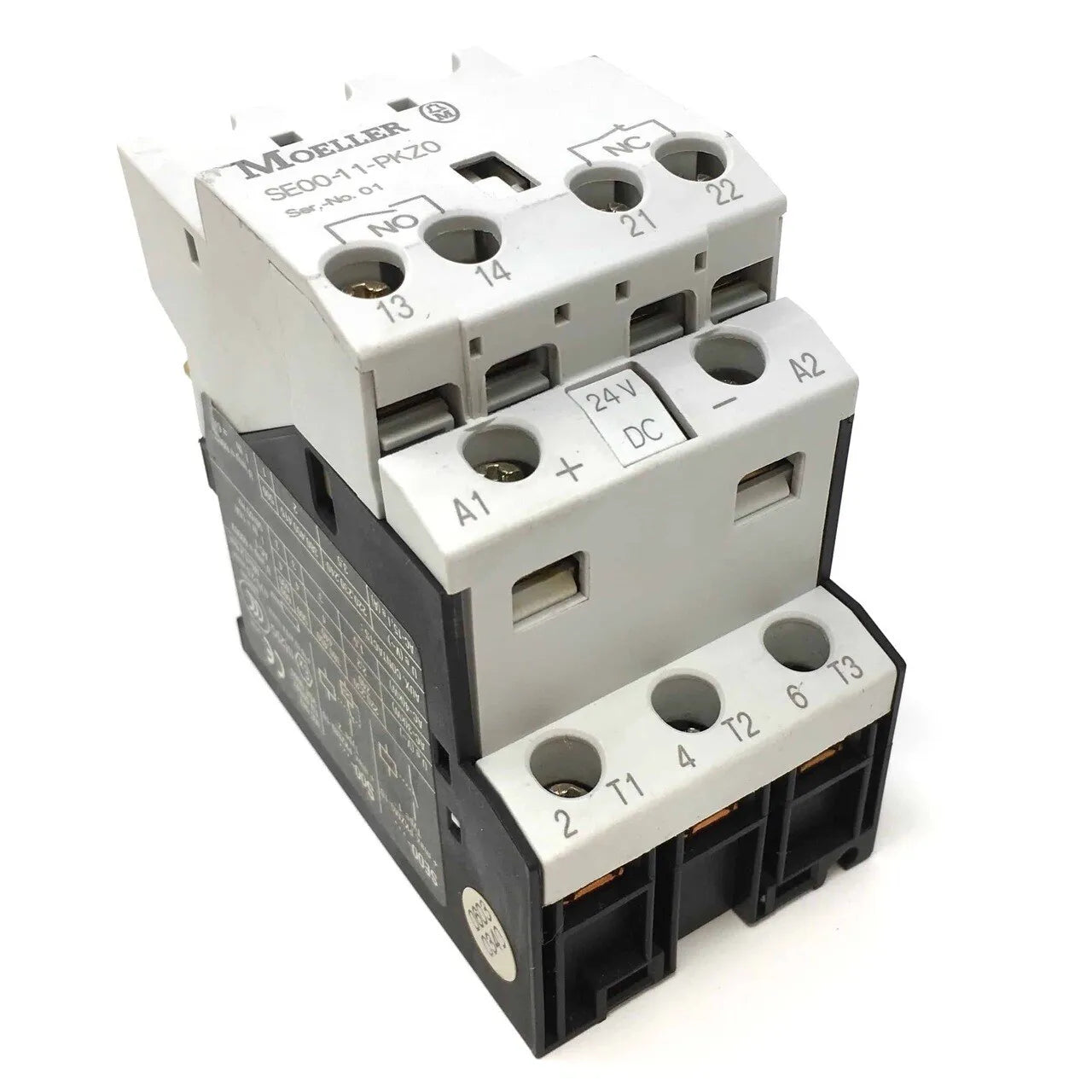 SE00-11-PKZ0(24V60Hz) Contactor magnético trifásico + 1NA+1NC 24VCA