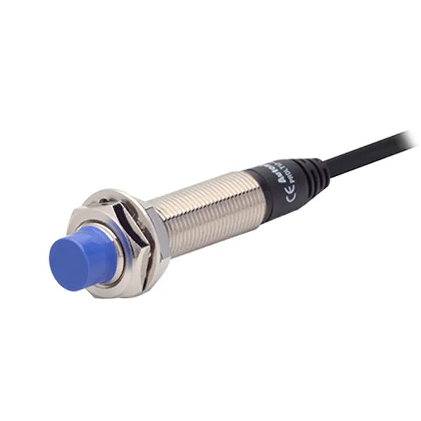 PRDL12-8DP2 Sensor inductivo largo M12 sensado ext 8mm No rasante 24VCD PNP NC