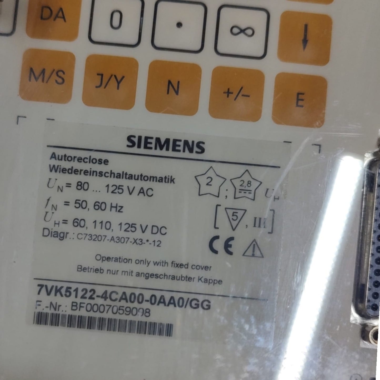 Siemens 7vk5122-4ca00-0aa0/gg