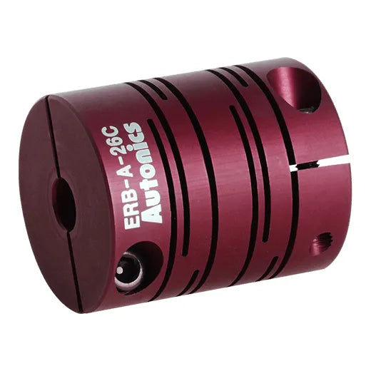 ERB-A-26C-06/06 Cople radial flexible doble de aluminio Ø06/06mm