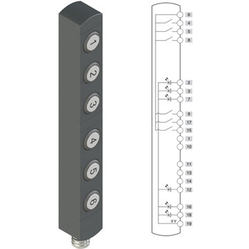 Pizzato BN AC6ZA41