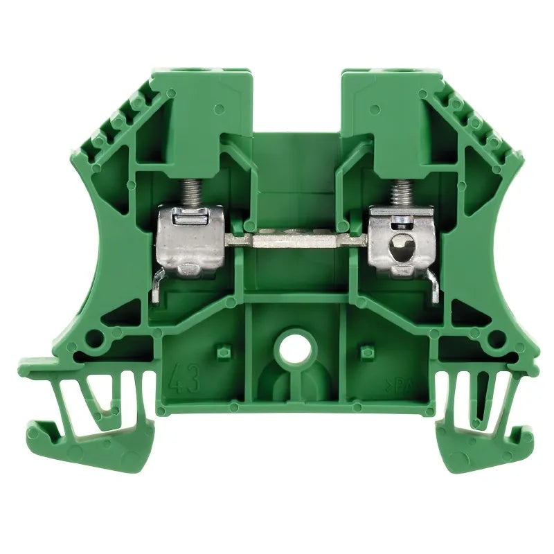 WDU 4 GN Clema de paso en color verde 4mm² 26-10AWG 32A 800VCA