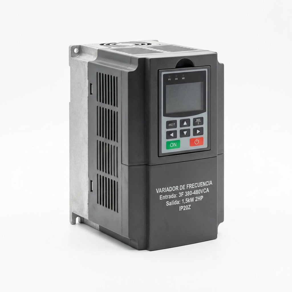Variador de frecuencia In trifásica 380-480VCA 1,5kW 2HP IP20Z