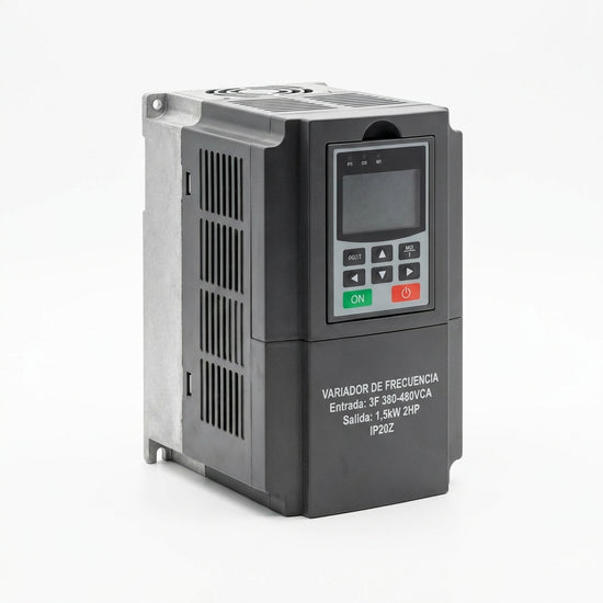 Variador de frecuencia In trifásica 380-480VCA 1,5kW 2HP IP20Z
