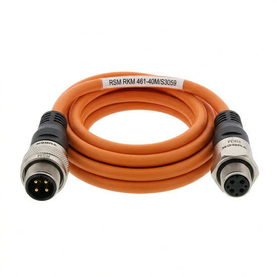 Turck Rsm Rkm 461-40m/s3059 cable de extensión industrial