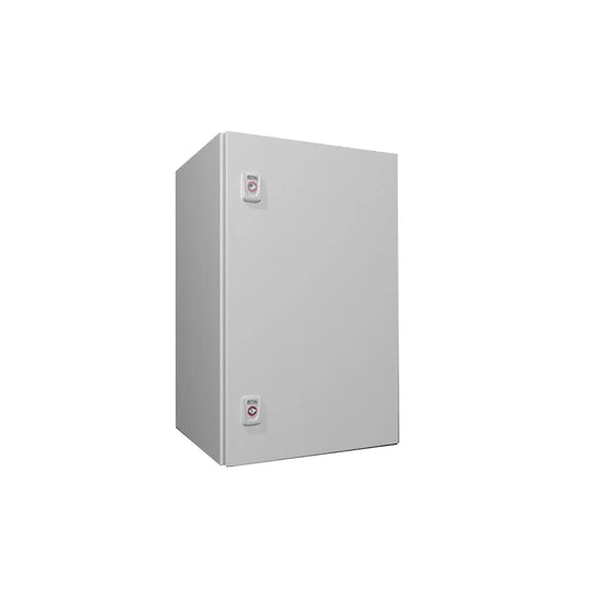 AX Gabinete mural de chapa de acero 1P 600Hx380Wx350Dmm RAL7035 IP66 NEMA 4