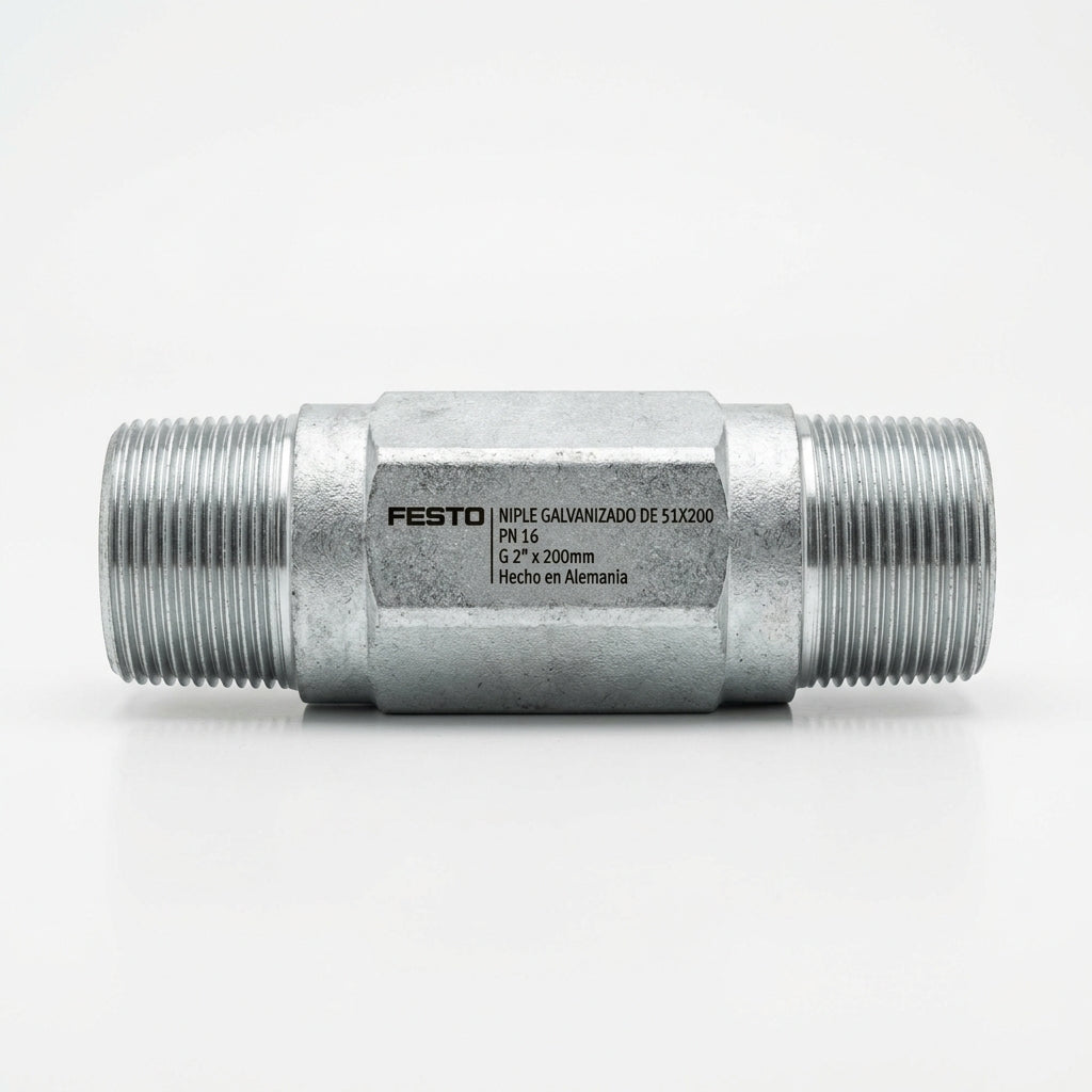 FESTO NIPLE GALVANIZADO DE 51X200
