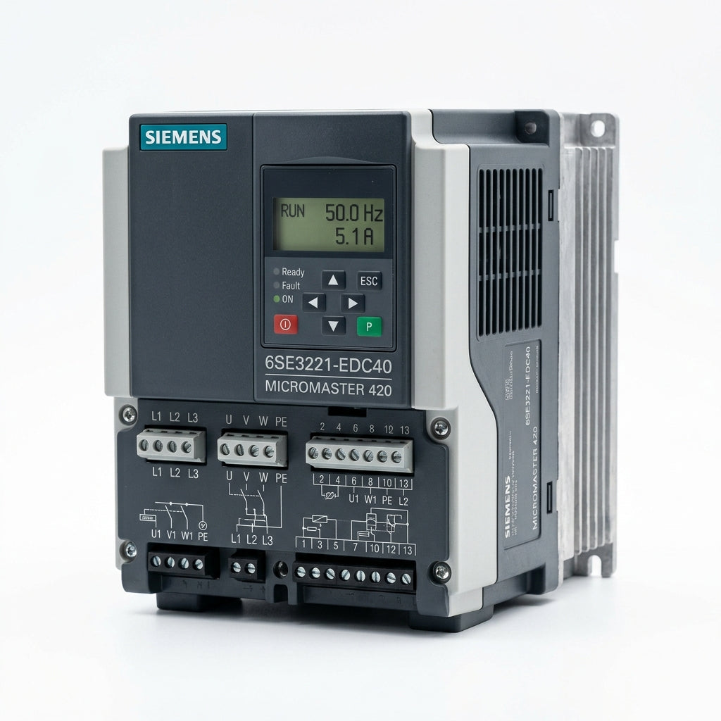 Siemens 6se3221-edc40 convertidor de frecuencia