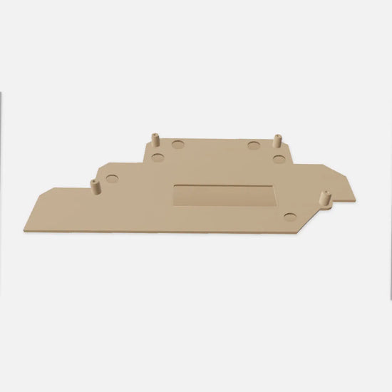 AP DK5 PA BE Tapa final beige para clema DK