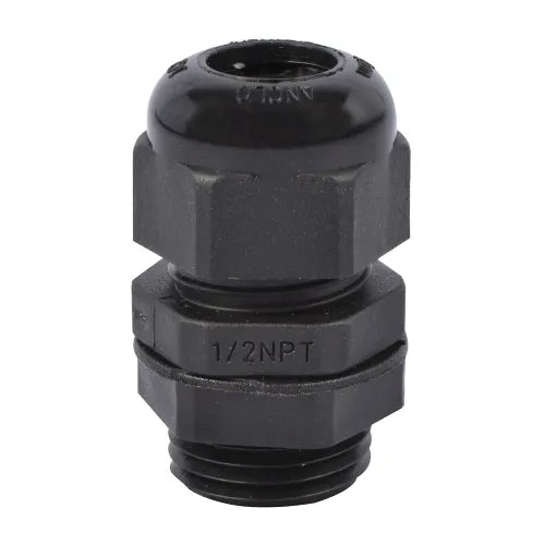 Conector glándula NPT 1/2″ negro TEMPER