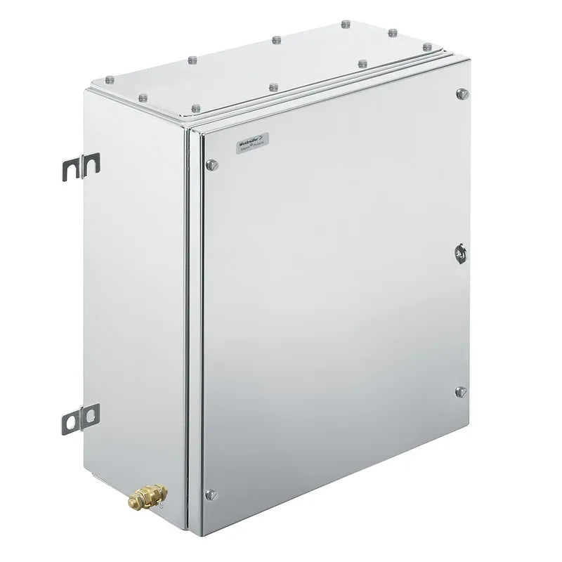 KLIPPON Caja EX con 4 placas de brida de acero inoxidable 458Hx382Wx150Dmm IP66