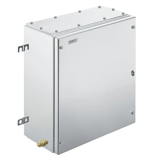 KLIPPON Caja EX con 4 placas de brida de acero inoxidable 458Hx382Wx150Dmm IP66