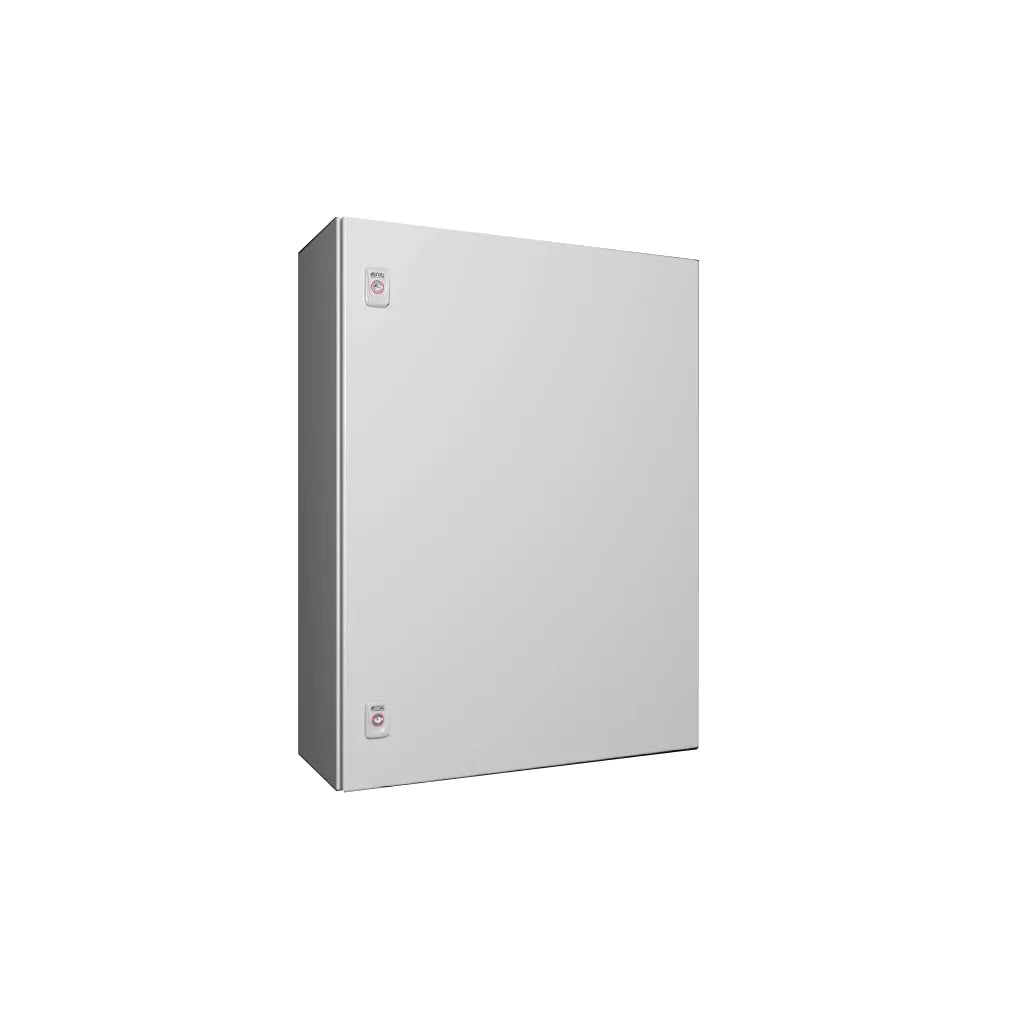 AX Gabinete mural de chapa de acero 1P 800Hx600Wx250Dmm RAL7035 IP66 NEMA 4