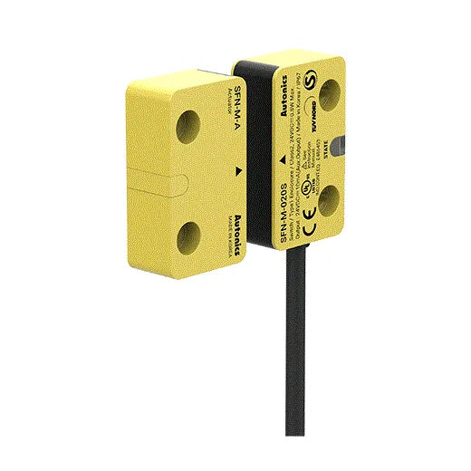 SFN-M-050 Interruptor de puerta de seguridad mag. 1NA+PNP cable conector M12 5mt