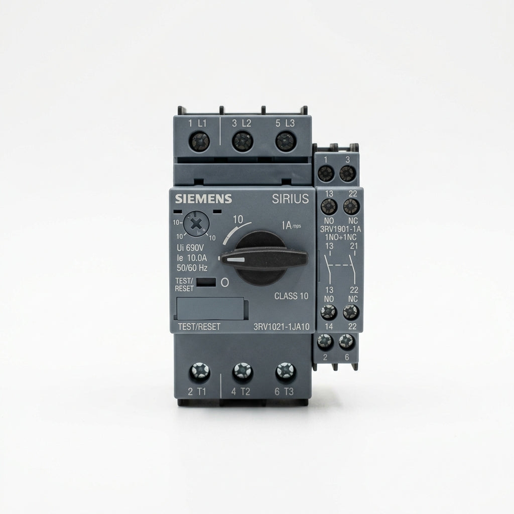SIEMENS 3RV1021-1JA10+3rv1901- 1A INTERRUPTOR
