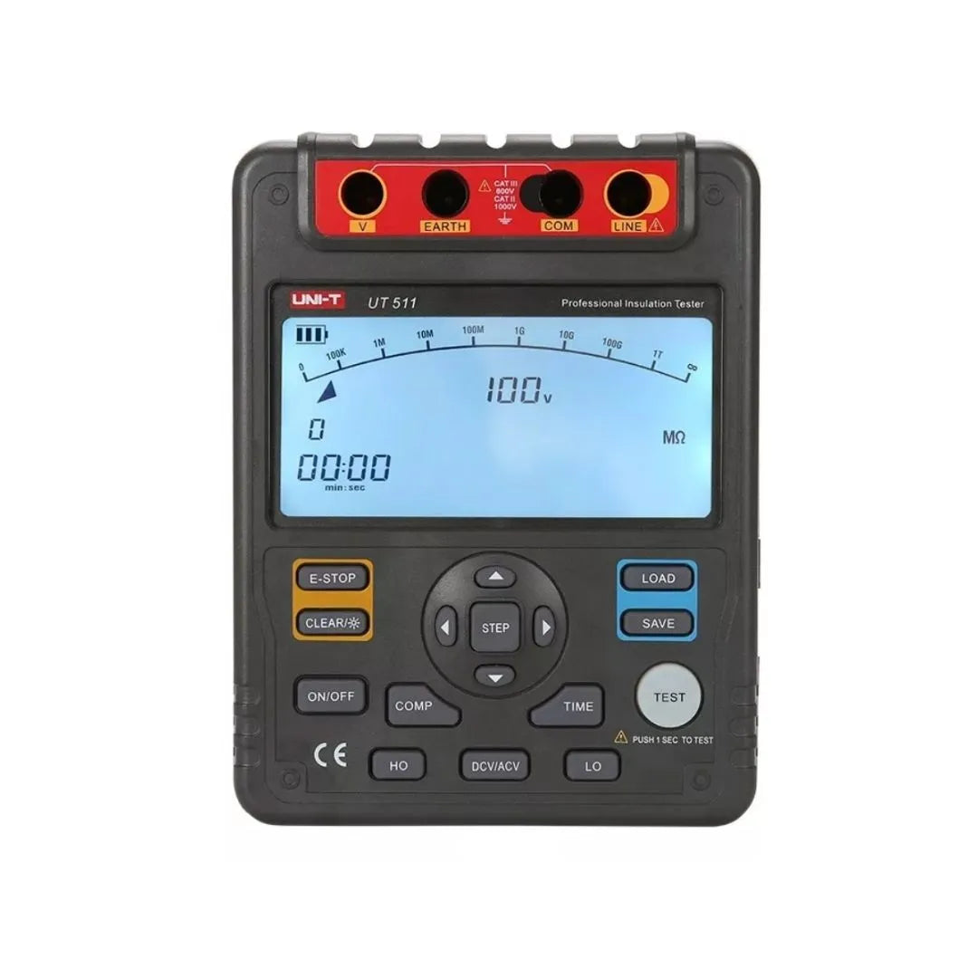 Medidor de resistencia de aislamiento 750V AC, 0.1?-10G?