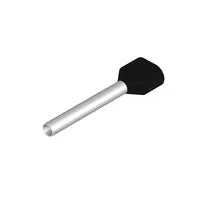 H1,5/26D ZH SW Terminal doble ferrul aislado 26L 1.5mm² 16AWG DIN Negro 100PZ
